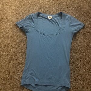 Cotton On Staple Rib Scoop Neck Short Sleeve Top